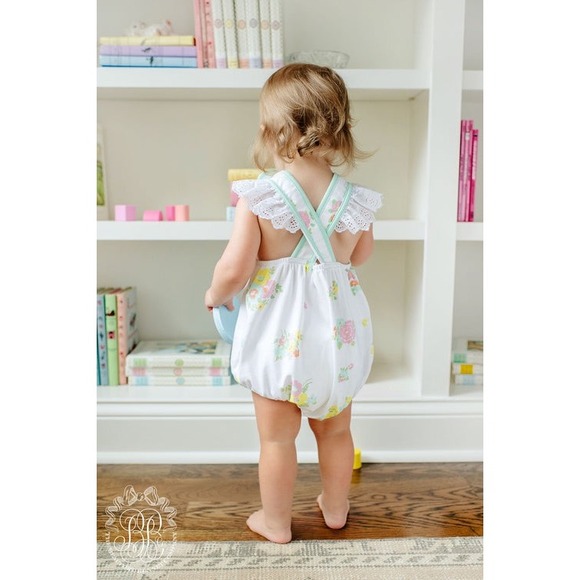 The Beaufort Bonnet Company Other - TBBC The Beaufort Bonnet Company Saylor Sunsuit Biltmore Bouquet Size 18-24M